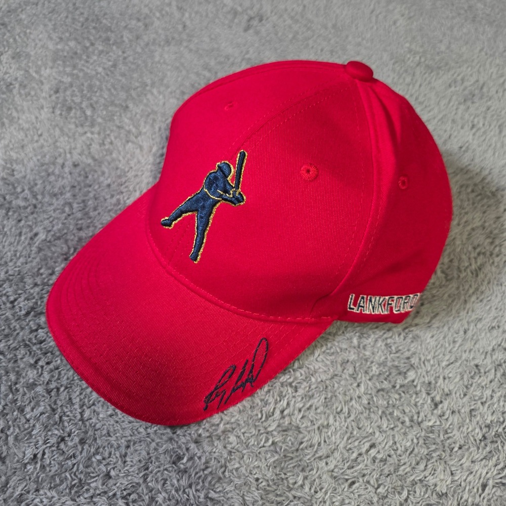 St.‎ Louis Cardinals Mens OSFA Baseball Cap Red Ray Lankford Hall of Fame 2018